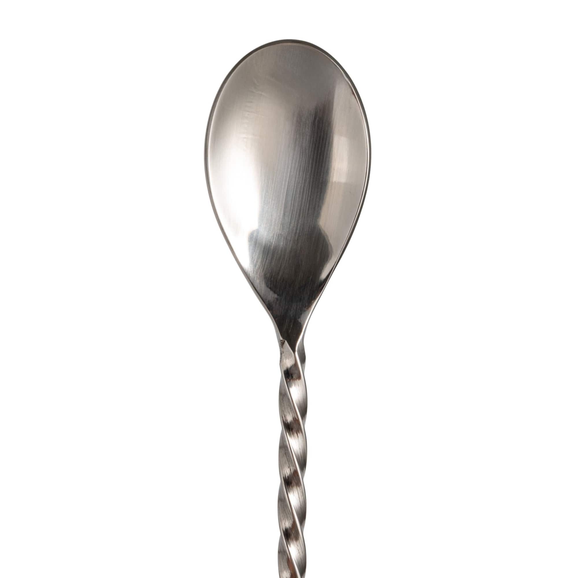 Hello Honey 5-Piece Stainless Steel and Mango Wood Bar Tools with Stand, Nickel Finish and Natural